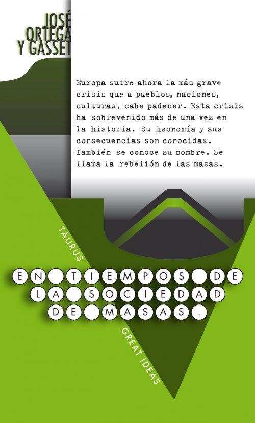 EN TIEMPOS DE LA SOCIEDAD DE MASAS | 9788430602230 | ORTEGA Y GASSET, JOSE | Llibreria Online de Vilafranca del Penedès | Comprar llibres en català