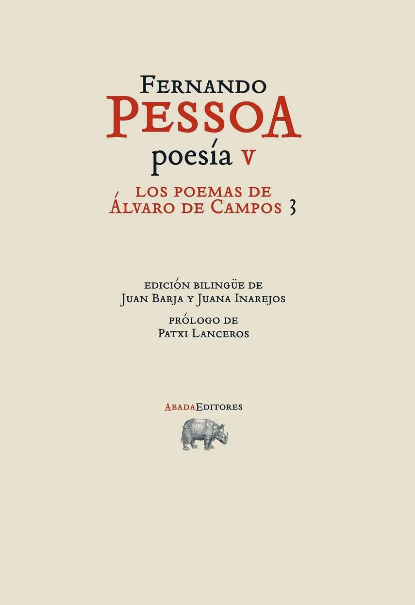 LOS POEMAS DE ÁLVARO DE CAMPOS 3 | 9788415289739 | PESSOA, FERNANDO | Llibreria Online de Vilafranca del Penedès | Comprar llibres en català