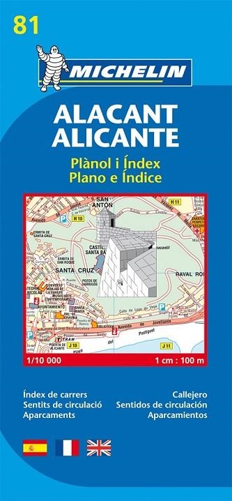 ALACANT ALICANTE PLANO MICHELIN | 9782067127937 | AA.VV | Llibreria Online de Vilafranca del Penedès | Comprar llibres en català