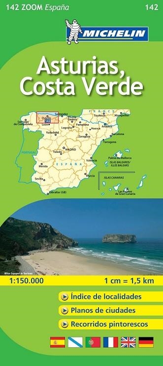 ASTURIAS COSTA VERDE MAPA ZOOM MICHELIN | 9782067140615 | AA.VV | Llibreria Online de Vilafranca del Penedès | Comprar llibres en català