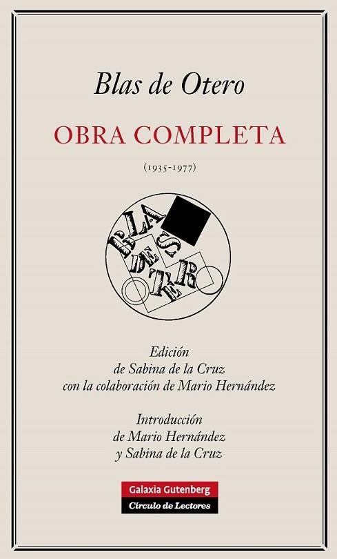 OBRA COMPLETA DE BLAS DE OTERO | 9788481099553 | OTERO, BLAS DE | Llibreria L'Odissea - Libreria Online de Vilafranca del Penedès - Comprar libros