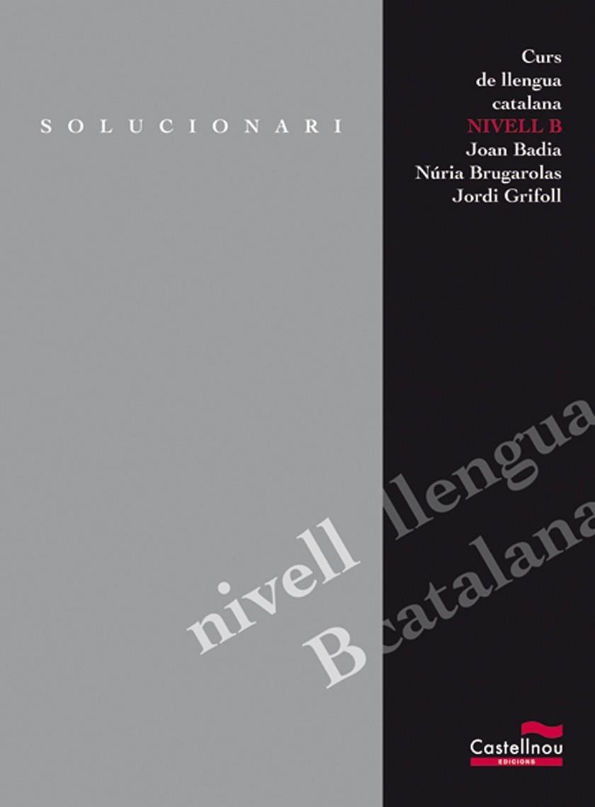 SOLUCIONARI NIVELL B | 9788482871967 | BADIA.... | Llibreria Online de Vilafranca del Penedès | Comprar llibres en català