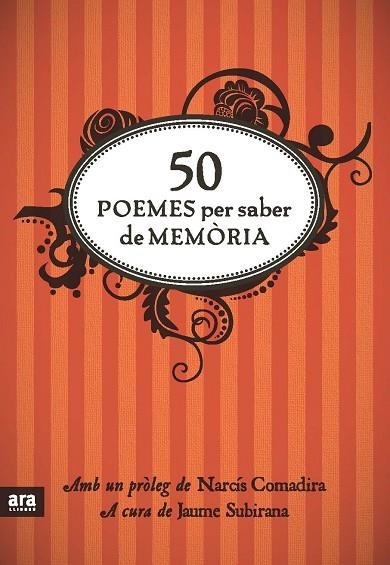 50 POEMES PER SABER DE MEMORIA | 9788492907861 | AA.VV. | Llibreria Online de Vilafranca del Penedès | Comprar llibres en català