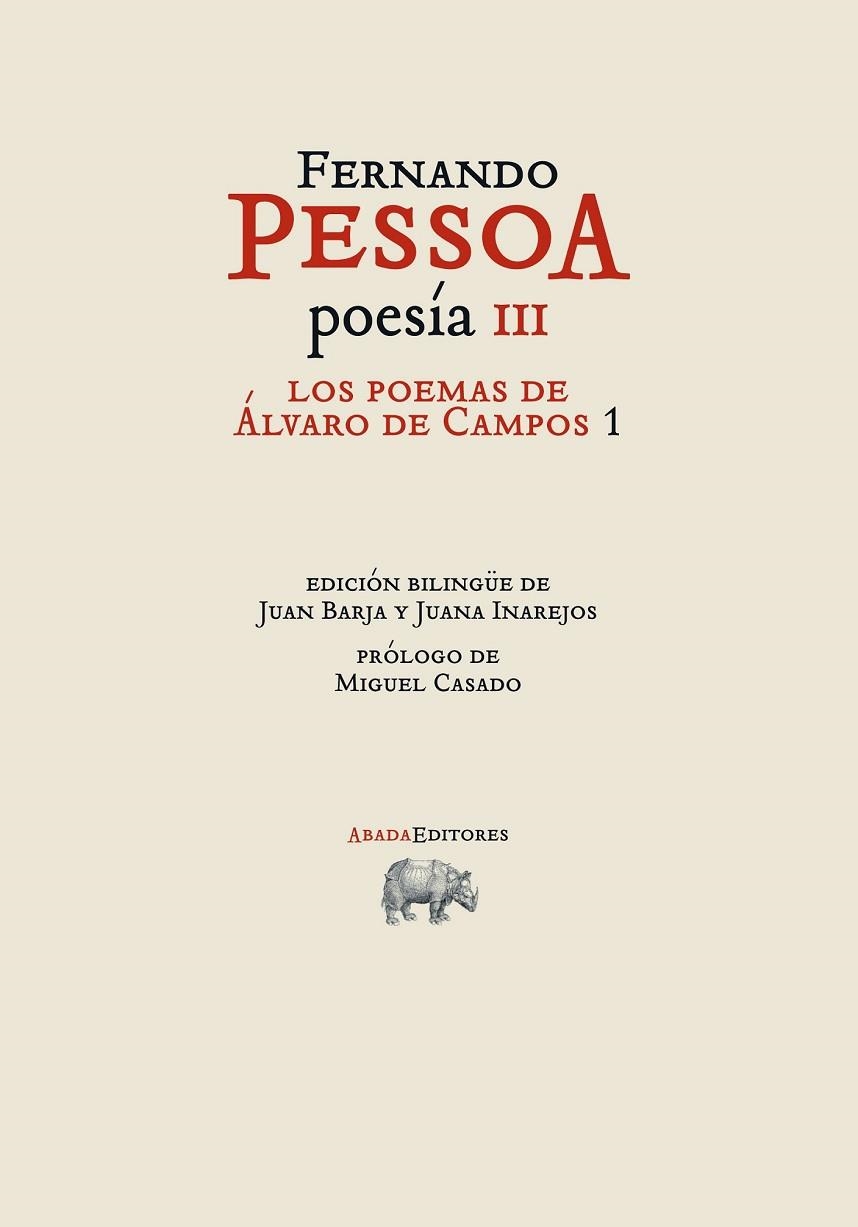 LOS POEMAS DE ÁLVARO DE CAMPOS 1 | 9788415289449 | PESSOA, FERNANDO | Llibreria L'Odissea - Libreria Online de Vilafranca del Penedès - Comprar libros