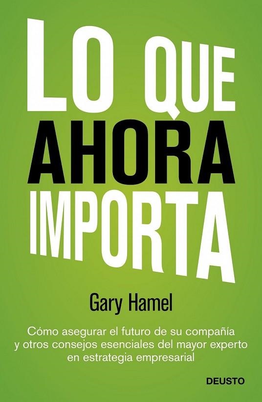 LO QUE AHORA IMPORTA | 9788423409143 | HAMEL, GARY | Llibreria L'Odissea - Libreria Online de Vilafranca del Penedès - Comprar libros