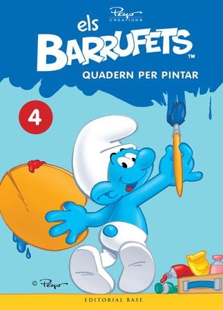 ELS BARRUFETS QUADERN PER PINTAR 4 | 9788415267072 | CULLIFORD "PEYO", PIERRE | Llibreria Online de Vilafranca del Penedès | Comprar llibres en català