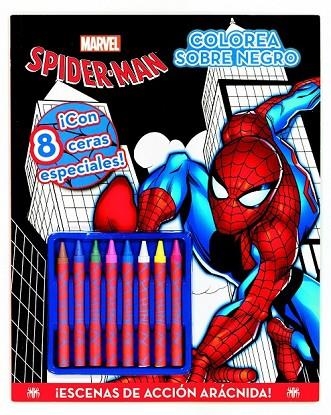 SPIDER MAN COLOREA SOBRE NEGRO | 9788415343523 | MARVEL | Llibreria L'Odissea - Libreria Online de Vilafranca del Penedès - Comprar libros