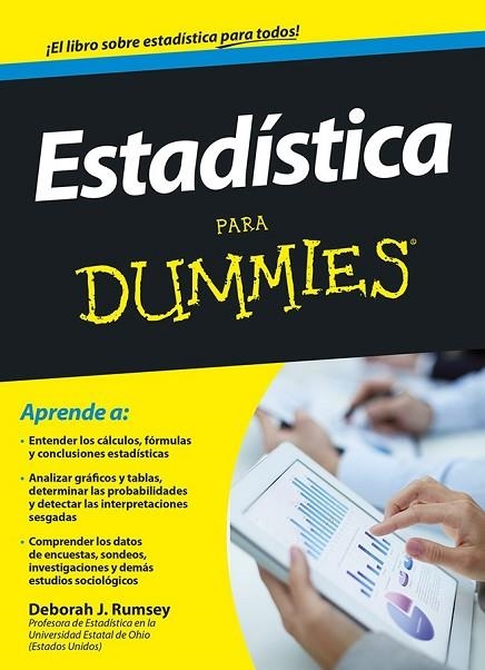 ESTADÍSTICA PARA DUMMIES | 9788432901577 | RUMSEY, DEBORH J | Llibreria Online de Vilafranca del Penedès | Comprar llibres en català