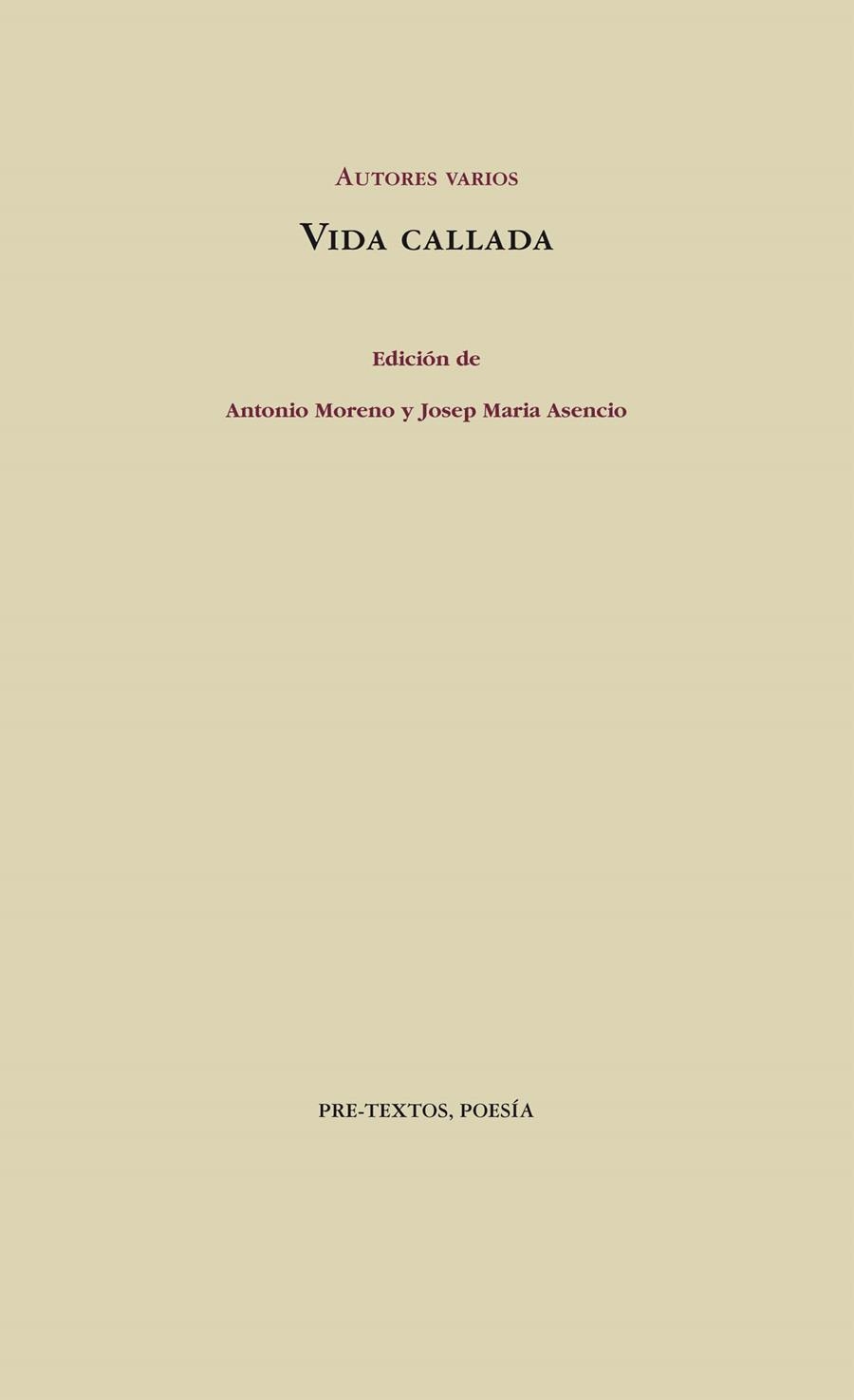 VIDA CALLADA | 9788415576761 | AA. VV. | Llibreria Online de Vilafranca del Penedès | Comprar llibres en català