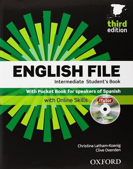 ENGLISH FILE INTERMEDIATE STUDENT'S BOOK + WORKBOOK | 9780194519915 | AA.VV. | Llibreria Online de Vilafranca del Penedès | Comprar llibres en català