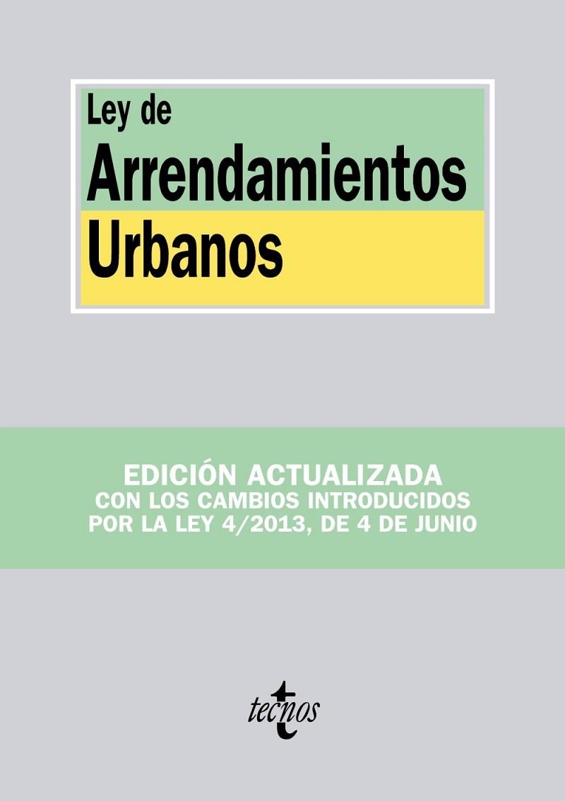 LEY DE ARRENDAMIENTOS URBANOS | 9788430959617 | AA. VV. | Llibreria Online de Vilafranca del Penedès | Comprar llibres en català