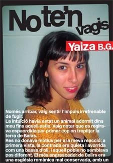 NO TE'N VAGIS | 9788424646196 | B.G, YAIZA | Llibreria Online de Vilafranca del Penedès | Comprar llibres en català