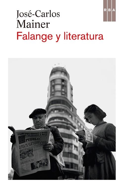 FALANGE Y LITERATURA | 9788490066775 | MAINER , JOSE CARLOS | Llibreria Online de Vilafranca del Penedès | Comprar llibres en català