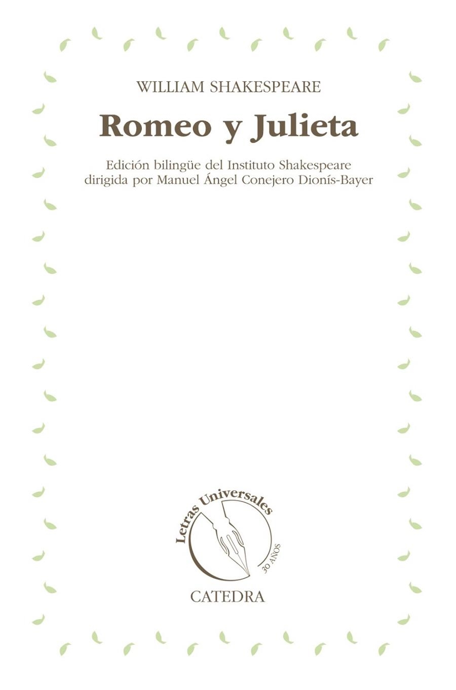 ROMEO Y JULIETA | 9788437631745 | SHAKESPEARE, WILLIAM | Llibreria Online de Vilafranca del Penedès | Comprar llibres en català