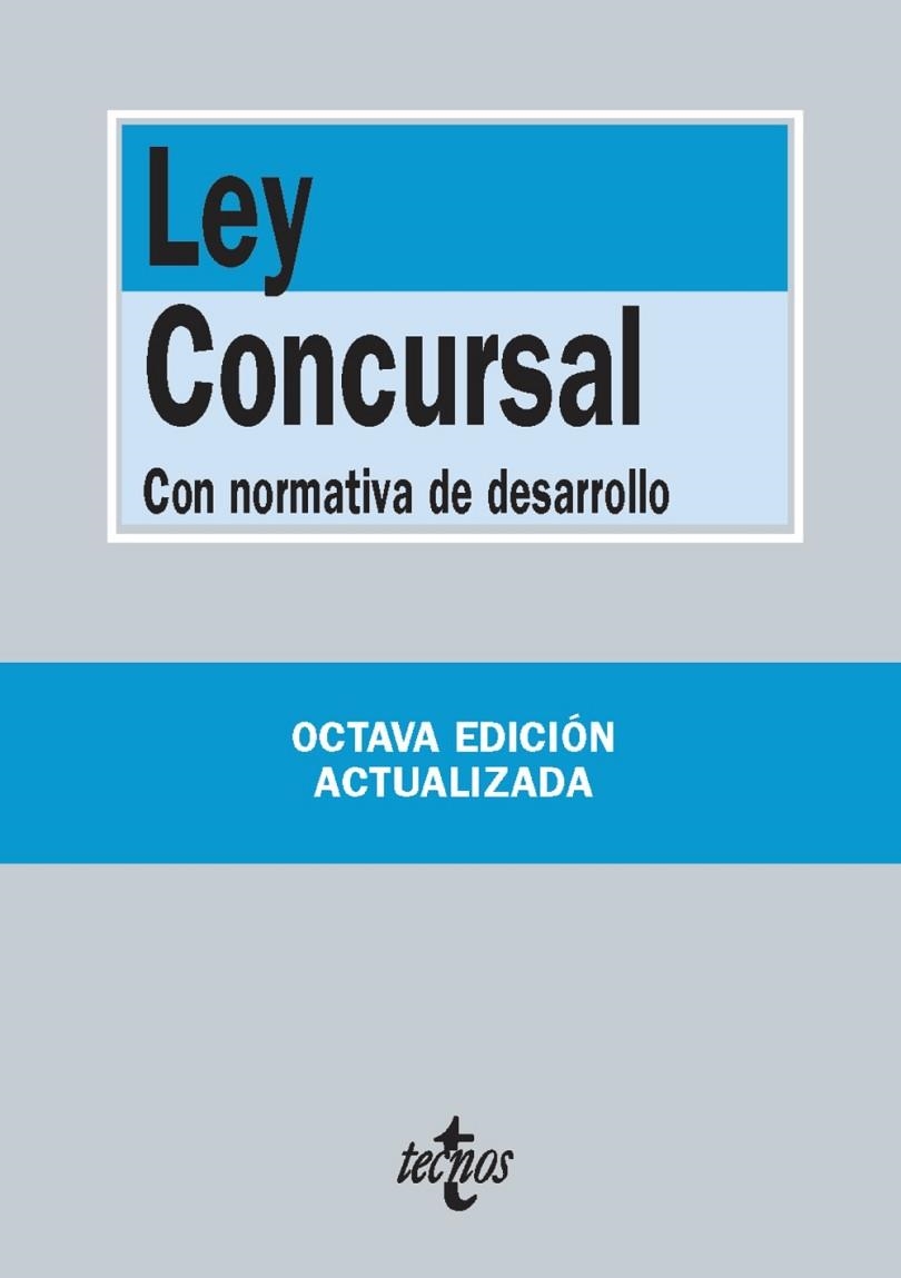 LEY CONCURSALCON NORMATIVA DE DESARROLLO 2013 | 9788430960002 | EDITORIAL TECNOS | Llibreria Online de Vilafranca del Penedès | Comprar llibres en català