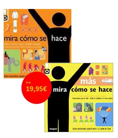 PACK MIRA COMO SE HACE + MAS MIRA COMO SE HACE | 9788490560921 | SMITH , LAURA/FAGERSTROM , DEREK | Llibreria Online de Vilafranca del Penedès | Comprar llibres en català