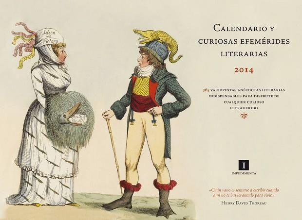 CALENDARIO Y CURSIOSAS EFEMÉRIDES LITERARIAS 2014 | 9788415578994 | AA.VV | Llibreria Online de Vilafranca del Penedès | Comprar llibres en català