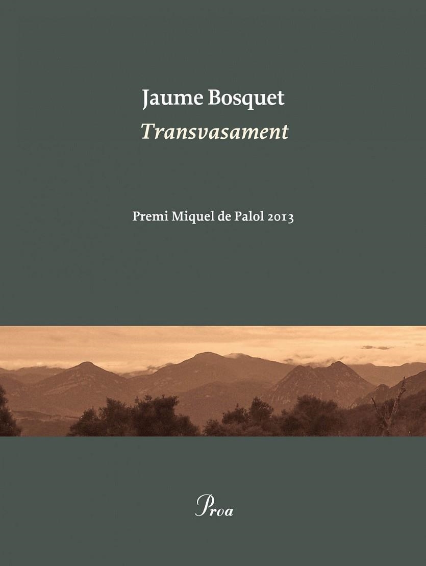 TRANSVASAMENT | 9788475884752 | BOSQUET, JAUME | Llibreria Online de Vilafranca del Penedès | Comprar llibres en català