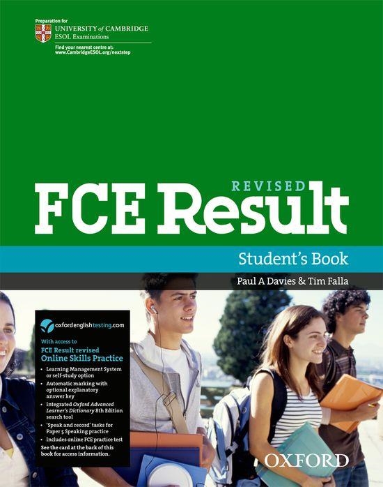 FCE RESULT STUDENT’S BOOK WITH ONLINE SKILLS PRACTICE PACK | 9780194817417 | AA. VV. | Llibreria Online de Vilafranca del Penedès | Comprar llibres en català