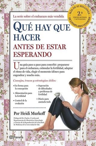 QUÉ HAY QUE HACER ANTES DE ESTAR ESPERANDO | 9788408122982 | MURKOFF, HEIDI | Llibreria Online de Vilafranca del Penedès | Comprar llibres en català