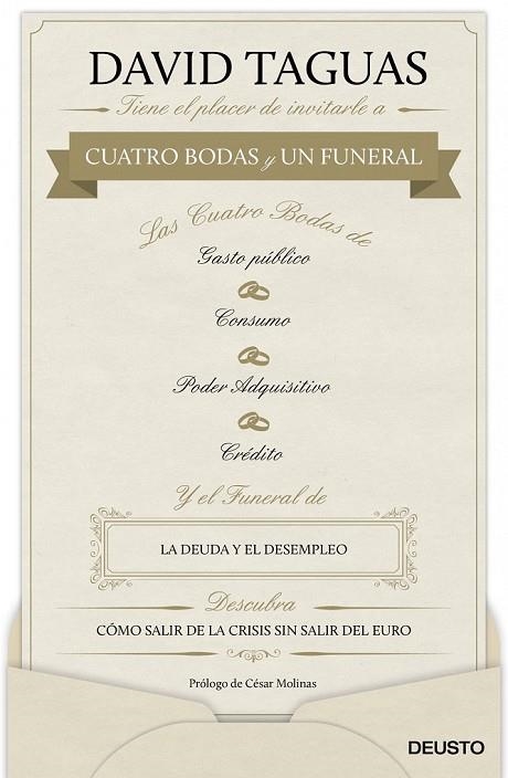 CUATRO BODAS Y UN FUNERAL | 9788423418237 | DAVID TAGUAS COEJO | Llibreria Online de Vilafranca del Penedès | Comprar llibres en català