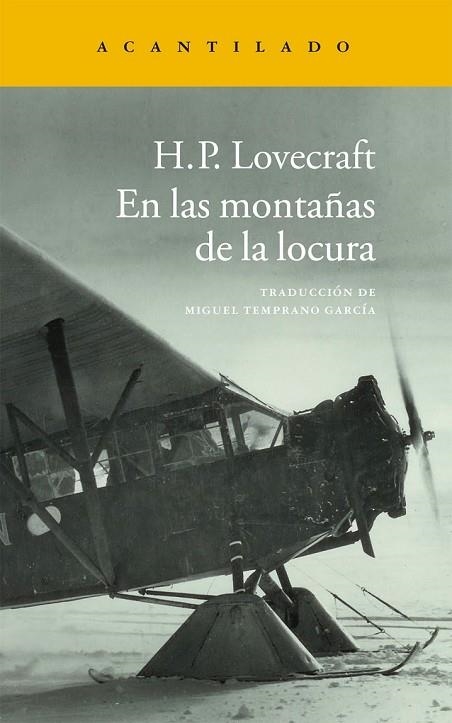 EN LAS MONTAÑAS DE LA LOCURA | 9788416011001 | LOVECRAFT, HOWARD PHILLIPS | Llibreria L'Odissea - Libreria Online de Vilafranca del Penedès - Comprar libros