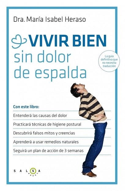 VIVIR BIEN SIN DOLOR DE ESPALDA | 9788415193456 | HERASO, MARIA ISABEL | Llibreria L'Odissea - Libreria Online de Vilafranca del Penedès - Comprar libros