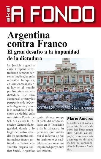 ARGENTINA CONTRA FRANCO | 9788446039785 | AMORÓS QUILES, MARIO | Llibreria Online de Vilafranca del Penedès | Comprar llibres en català