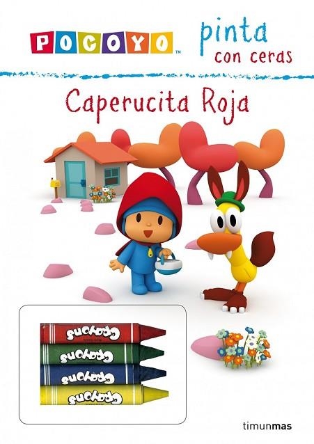 POCOYÓ PINTA CON CERAS CAPERUCITA ROJA | 9788408125150 | AA. VV. | Llibreria Online de Vilafranca del Penedès | Comprar llibres en català