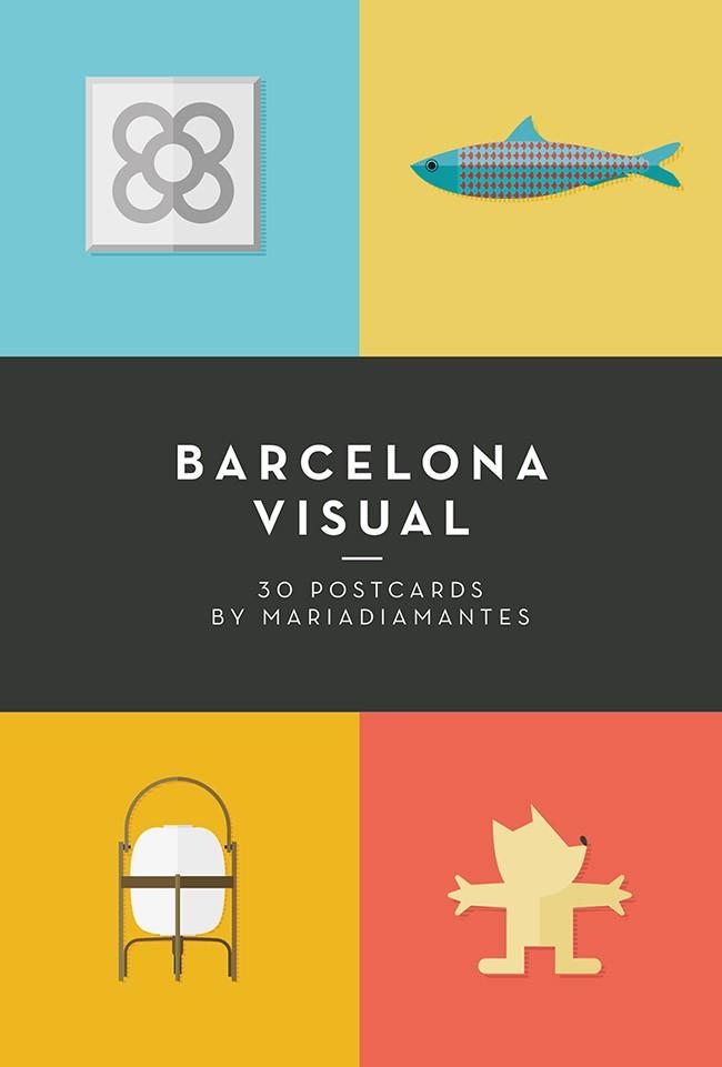 BARCELONA VISUAL 30 POSTCARDS | 9788415888871 | MARIADIAMANTES | Llibreria Online de Vilafranca del Penedès | Comprar llibres en català