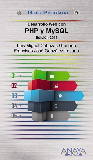 DESARROLLO WEB CON PHP Y MYSQL 2015 | 9788441535688 | CABEZAS GRANADO, LUIS MIGUEL/GONZÁLEZ LOZANO, FRANCISCO JOSÉ | Llibreria Online de Vilafranca del Penedès | Comprar llibres en català