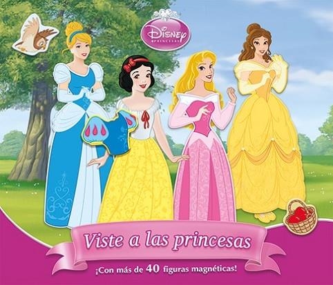 VISTE A LAS PRINCESAS LIBRO MAGNÉTICO | 9788499515649 | DISNEY | Llibreria Online de Vilafranca del Penedès | Comprar llibres en català