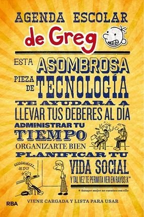 AGENDA ESCOLAR DE GREG | 9788427205314 | KINNEY, JEFF | Llibreria L'Odissea - Libreria Online de Vilafranca del Penedès - Comprar libros