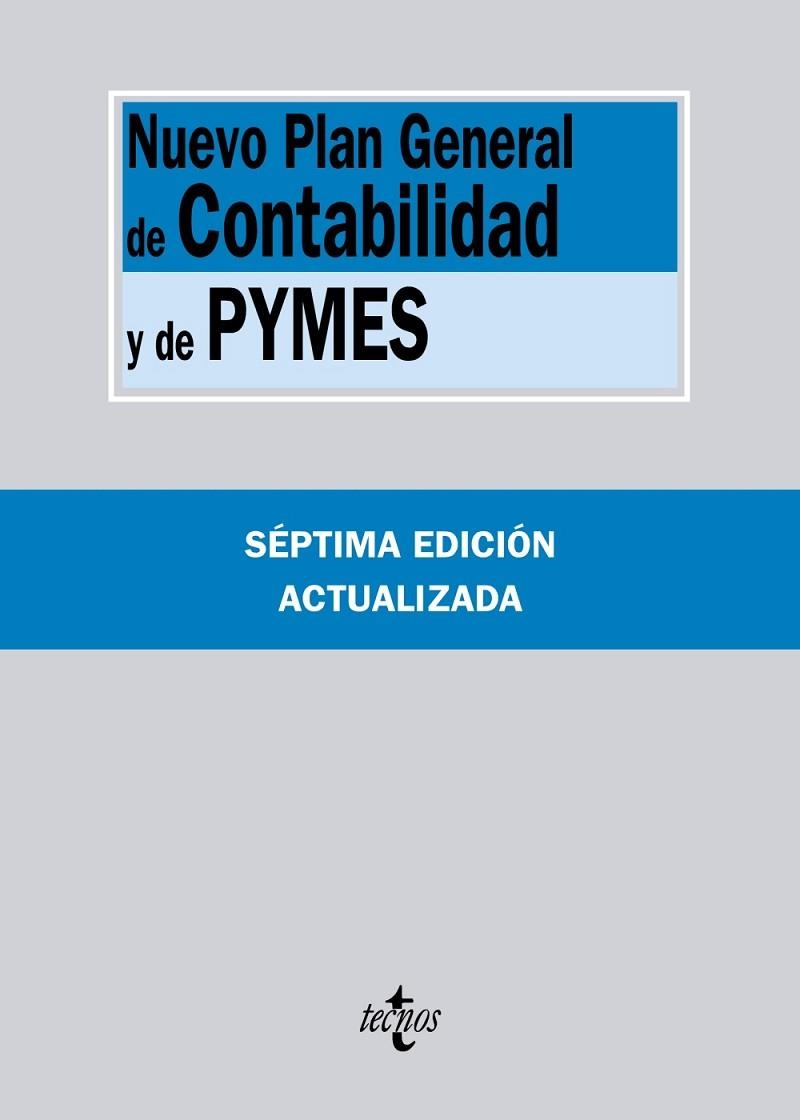 NUEVO PLAN GENERAL DE CONTABILIDAD Y DE PYMES | 9788430963553 | EDITORIAL TECNOS | Llibreria Online de Vilafranca del Penedès | Comprar llibres en català