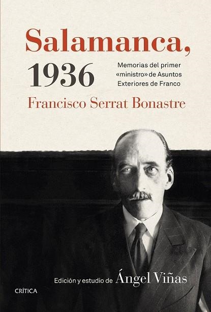 SALAMANCA 1936 FRANCISCO SERRAT BONASTRE | 9788498927276 | VIÑAS, ANGEL | Llibreria L'Odissea - Libreria Online de Vilafranca del Penedès - Comprar libros