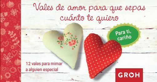 VALES DE AMOR PARA QUE SEPAS CUÁNTO TE QUIERO | 9788490680322 | GROH | Llibreria Online de Vilafranca del Penedès | Comprar llibres en català