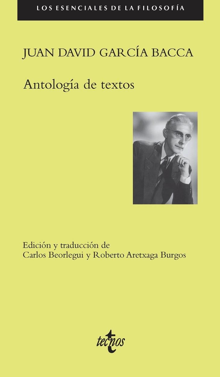 ANTOLOGÍA DE TEXTOS FILOSÓFICOS | 9788430962853 | GARCÍA BACCA, JUAN DAVID | Llibreria Online de Vilafranca del Penedès | Comprar llibres en català