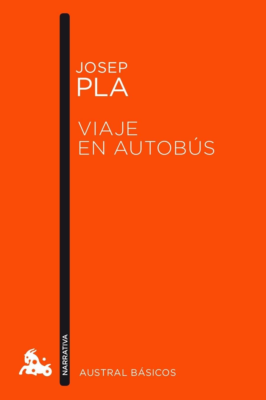 VIAJE EN AUTOBÚS | 9788423349036 | PLA, JOSEP | Llibreria Online de Vilafranca del Penedès | Comprar llibres en català