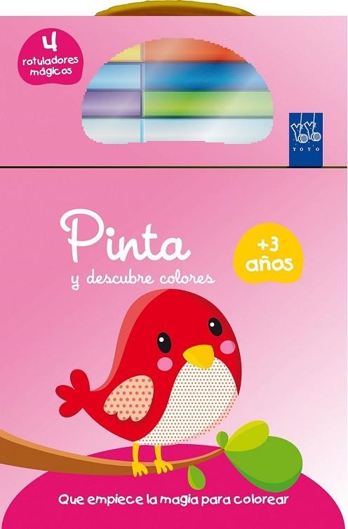 PINTA Y DESCUBRE COLORES +3 PÁJARO | 9788408134725 | YOYO | Llibreria Online de Vilafranca del Penedès | Comprar llibres en català