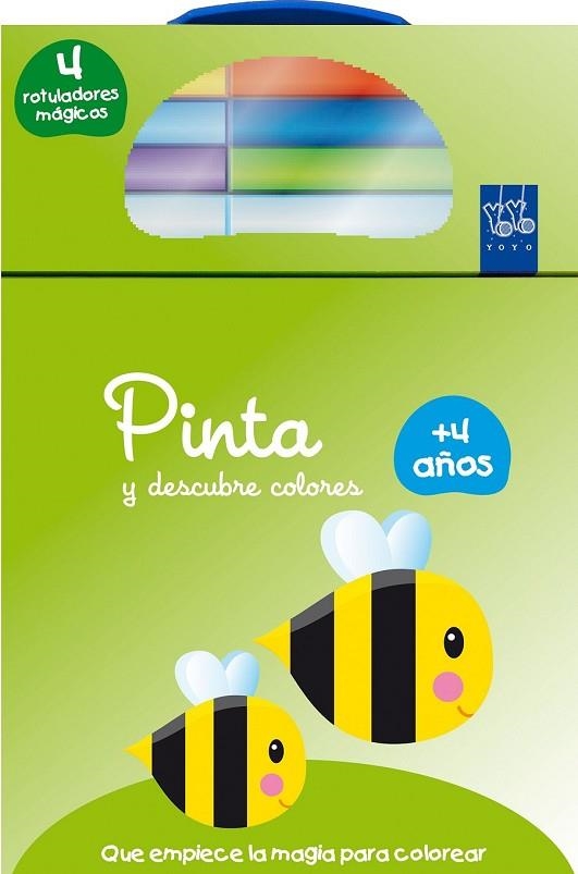 PINTA Y DESCUBRE COLORES +4 ABEJA | 9788408134732 | YOYO | Llibreria Online de Vilafranca del Penedès | Comprar llibres en català