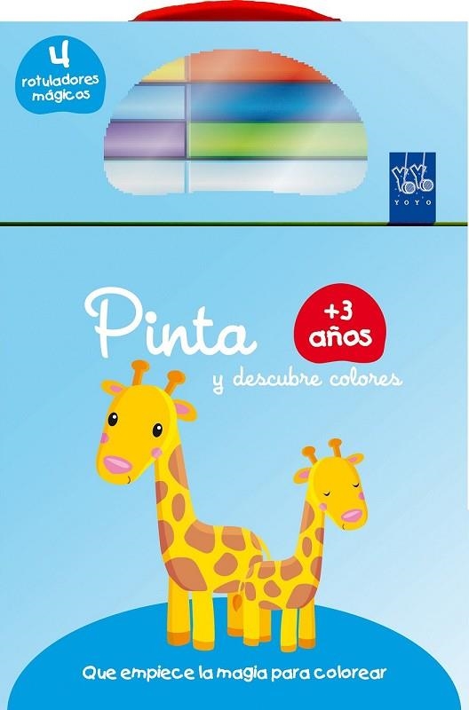 PINTA Y DESCUBRE COLORES +3 JIRAFA | 9788408134718 | YOYO | Llibreria Online de Vilafranca del Penedès | Comprar llibres en català