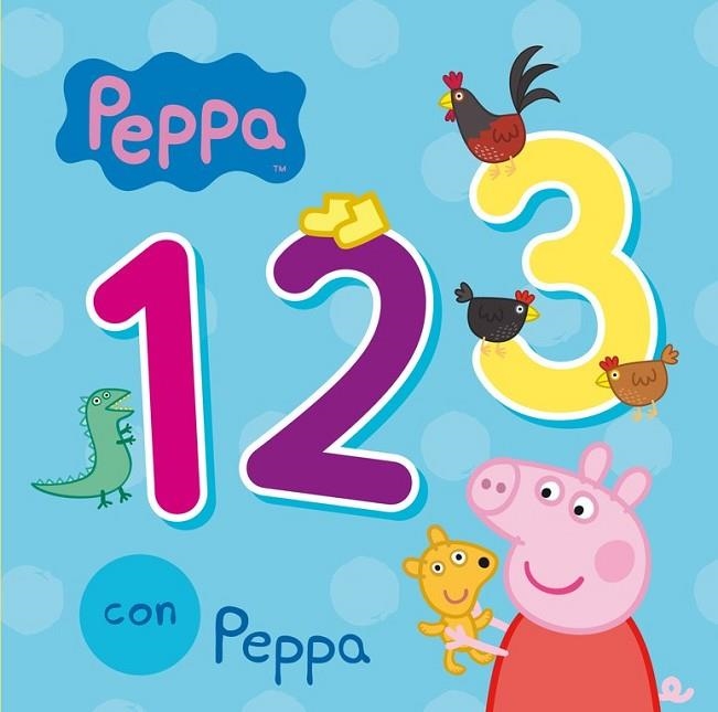 123 CON PEPPA ( PEPPA PIG TODO CARTÓN ) | 9788448842918 | AA. VV. | Llibreria Online de Vilafranca del Penedès | Comprar llibres en català