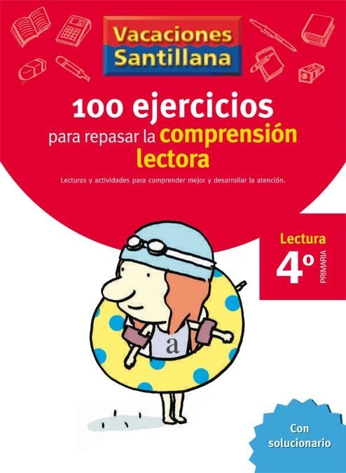 VACACIONES SANTILLANA 4 PRIMARIA 100 EJERCICIO PARA MEJORAR LA COMPRESION LECTORA | 9788429409024 | AA. VV. | Llibreria Online de Vilafranca del Penedès | Comprar llibres en català