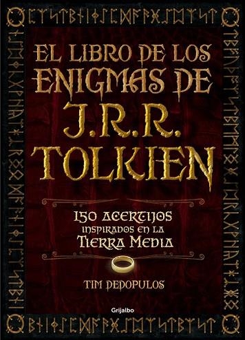 EL LIBRO DE LOS ENIGMAS DE J.R.R. TOLKIEN | 9788416220359 | DEDOPULOS, TIM | Llibreria Online de Vilafranca del Penedès | Comprar llibres en català