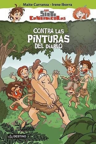 LOS SIETE CAVERNICOLAS 2 CONTRA LAS PINTURAS DEL DIABLO | 9788408145226 | CARRANZA, MAITE / IBORRA, IRENE | Llibreria Online de Vilafranca del Penedès | Comprar llibres en català