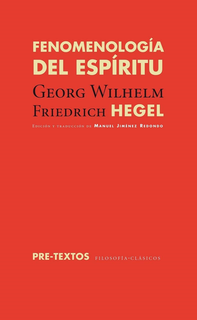 FENOMENOLOGÍA DEL ESPÍRITU | 9788416453153 | HEGEL, GEORG WILHELM FRIEDRICH | Llibreria Online de Vilafranca del Penedès | Comprar llibres en català