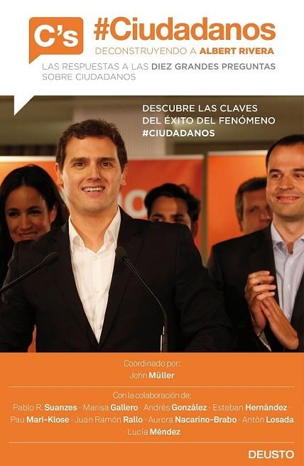 CIUDADANOS DECONSTRUYENDO A ALBERT RIVERA | 9788423421077 | AA. VV. | Llibreria Online de Vilafranca del Penedès | Comprar llibres en català