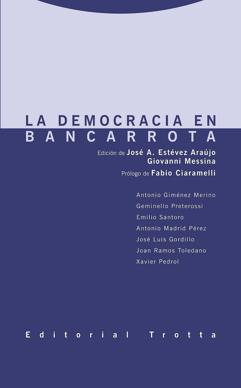 LA DEMOCRACIA EN BANCARROTA | 9788498796018 | AA. VV. | Llibreria L'Odissea - Libreria Online de Vilafranca del Penedès - Comprar libros