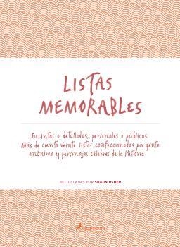 LISTAS MEMORABLES | 9788498387179 | USHER, SHAUN | Llibreria Online de Vilafranca del Penedès | Comprar llibres en català