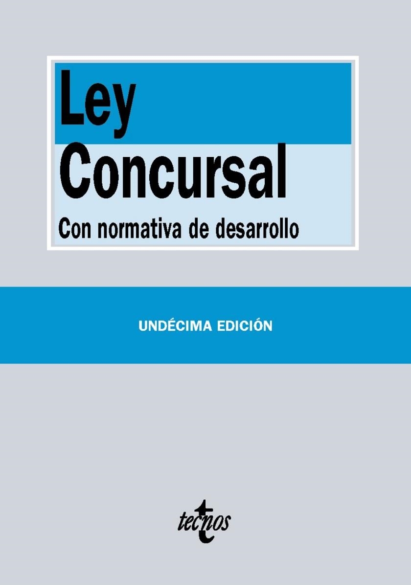 LEY CONCURSAL | 9788430966813 | EDITORIAL TECNOS | Llibreria Online de Vilafranca del Penedès | Comprar llibres en català